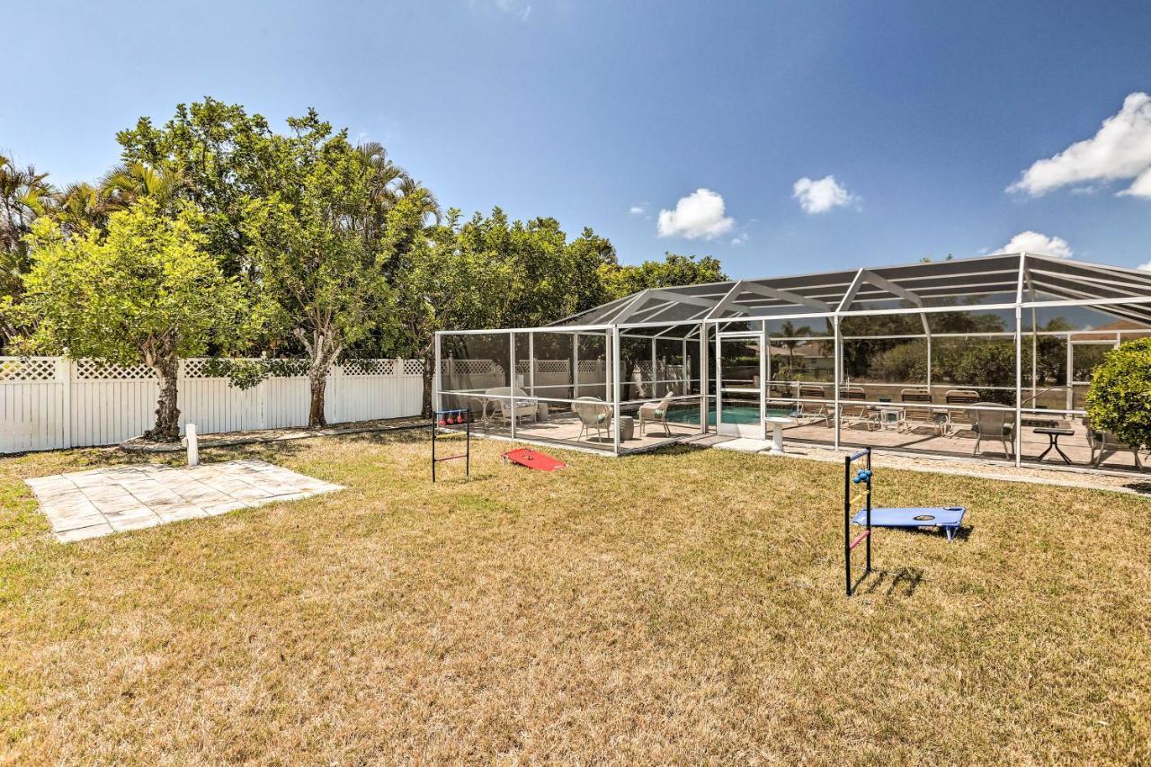 Colorful Cape Coral Retreat With Screened Lanai! Exterior photo